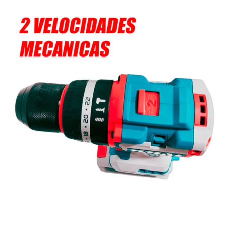 Taladro atornillador c/percutor brushless 20v 66nm total / tidli20668 - Imagen 4