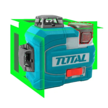 NIVEL LASER 12 LÍNEAS + ACCESORIOS TOTAL