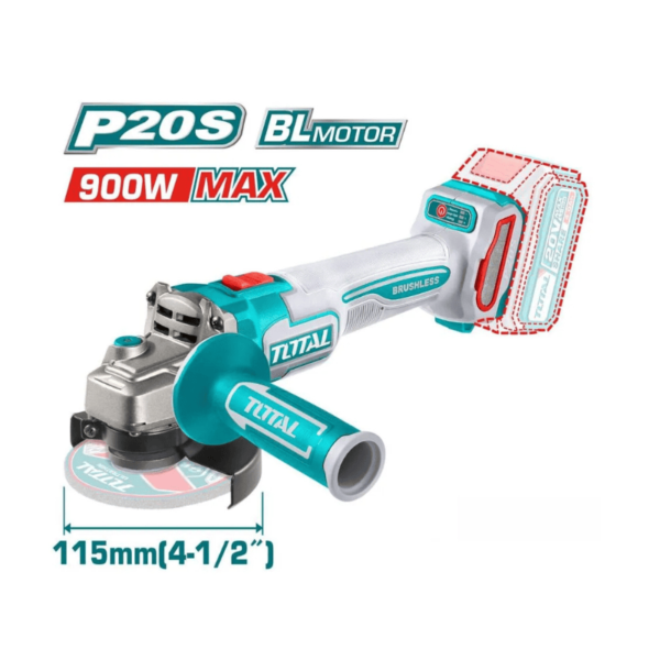 Combo Taladro + Amoladora + Llave de Impacto + Rotomartillo + Linterna TCKLI2058
