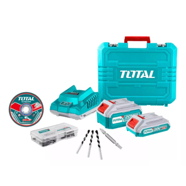 Combo Taladro de Impacto + Esmeril Angular - Total TCKLI20273