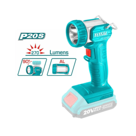 Combo Taladro + Amoladora + Llave de Impacto + Rotomartillo + Linterna TCKLI2058 - Imagen 3