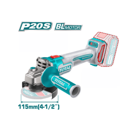 Taladro Percutor 66nm + Rotomartillo + Amoladora Industrial Total TOSLI241183 - Imagen 7