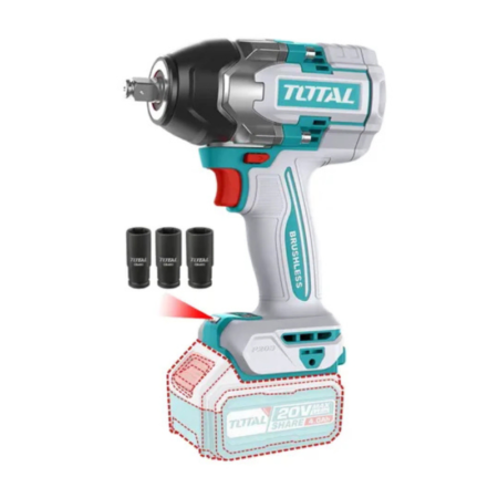 Llave de Impacto 850Nm TOTAL TIWLI20851 - Imagen 4