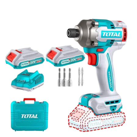 Atornillador de Impacto 20V 285Nm Brushless – Total TIRLI2028 - Imagen 2