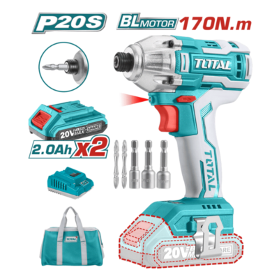 Atornillador de Impacto 20V 170Nm Li-Ion | TIRLI2002