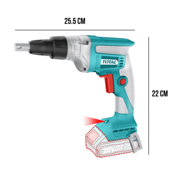 Atornillador de Drywall 20V 30Nm | TDSLI204200 – Total