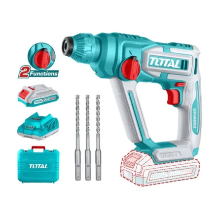 Rotomartillo SDS Plus 1.5J 20V – TOTAL TRHLI201681 - Imagen 3