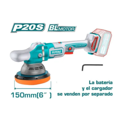 PULIDORA ANGULAR 20V 150MM (6”) 2000-45000RPM BRUSHLESS INDUSTRIAL - TAPLI2015