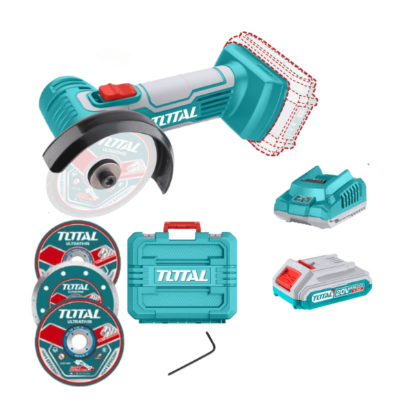 Mini Amoladora Inalámbrica Total 20V - TAGLI76012