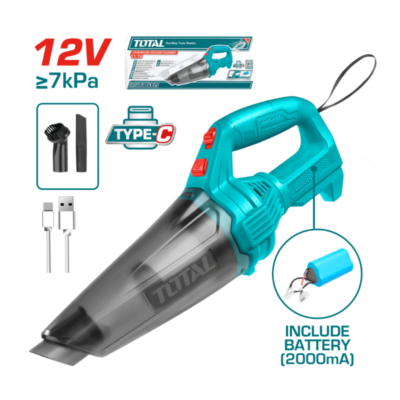 Aspiradora de Mano Inalámbrica Total TVLI2026 2000mAh 0.5L Recargable
