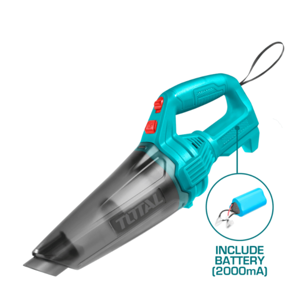 Aspiradora de Mano Inalámbrica Total TVLI2026 2000mAh 0.5L Recargable