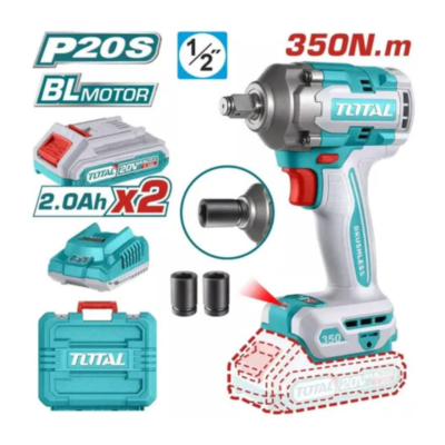 Pistola De Impacto 20v Scarbones 350nm Total Tiwli2035