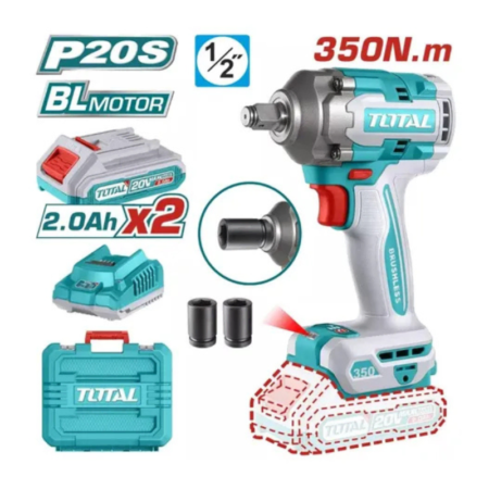 Pistola De Impacto 20v Scarbones 350nm Total Tiwli2035