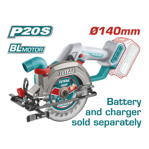 SIERRA CIRCULAR LI ION 5.12 20V 6300RPM 140MM BRUSHLESS INDUSTRIAL TSLI1402