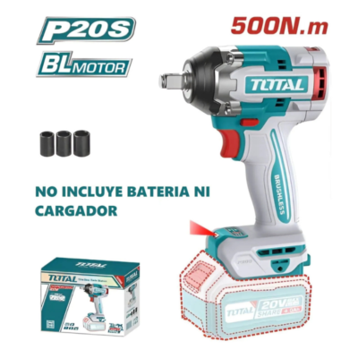 Llave de impacto 20v 500nm baretools total / tiwli20501