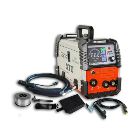 Máquina de Soldar Inverter 3 en 1 MIG MMA TIG 200AMP Sin Gas – XTD | Soldadora Portátil para cerrajería liviana
