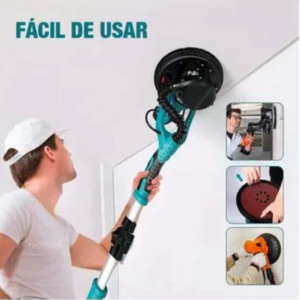Lijadora de Drywall Total TWS10501 1050W trabajaor lijando
