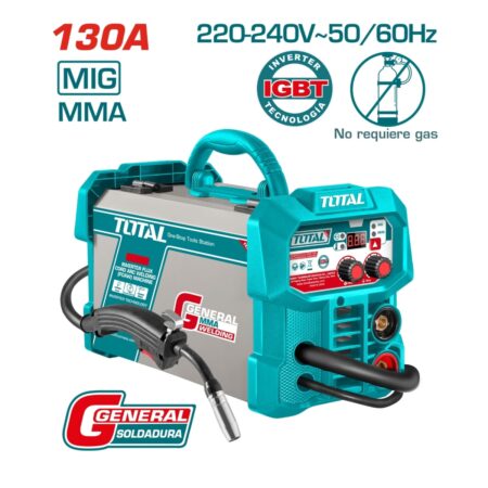 Soldadora inverter mig/mma 130amp total