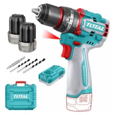 Inicio 20 Taladro Percutor Atornillador 16V 66Nm Brushless con 2 Baterías – TIDLI166062
